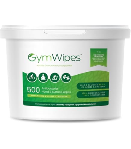 Sani Sport Swipes Gym Cleaning Wipes - 750 Pack | Kills Germs & Bacteria | For Fitness Equipment, Mats & Lockers | No Residue