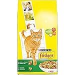 Friskies Chat Croquettes pour chat adulte Lapin, Poulet & Légumes ajoutés - 7,5 kg