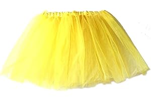 ZHOUBA Jupe tutu pour fille mignonne - Couleur unie - Costume de danse