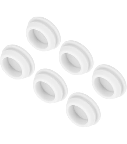 8 Stück - 3,8 Cm Runde Schwarze Kunststoff-Lochst? Produktbild-Vorschau 9
