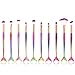 Produktbild PINEsong Make Up Pinsel Set 5Stk,10Stk,11Stk 3D Meerjungfrau Makeup Stiftung Lidschatten Kontur Eyeliner Lippe Make-up Brushes Pinselset Kosmetik Essential Eye Brush Set Schminkpinsel (10Stk, MehrfarbigB)