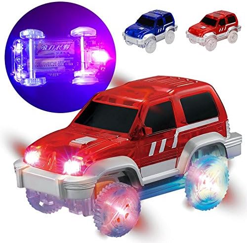 ZHIZU Deluxe Track Set Race Car Track Set Toy Educational Twisted Flexible Tracks for Kids Children Toys (Single Car)