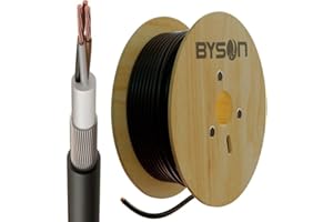 BYSON SWA – Steel Wire Armoured Heavy Duty Power Cable (6943X)– BASEC APPROVED (50 Meters, 3 Core 2.5mm)