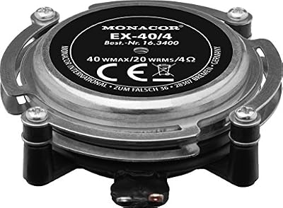 Monacor Excitateur audio/résonateur Monacor EX-40/4, 20 W, 4 ohms