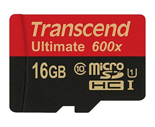 Transcend Ultimate microSDHC 16GB Class 10 UHS-I (Lesen: 90MB/s, Schreiben: 45MB/s) - 2