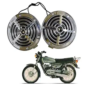 Kiton Supersonic Silver Steel Grill Horns for Yamaha RX 100