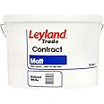 Leyland Trade Contract Brilliant White Matt Emulsion Paint 10L
