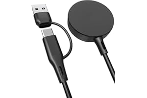 Bicmice Ładowarka 2 w 1 do Samsung Galaxy Watch 8/8 Classic/7/Ultra 3.3Ft USB C/A zamiennik kabla do ładowania do Galaxy Watch FE/6/6 Classic/5 Pro/5/4/4 Classic/3/Active 2/Active 2/Active Charging