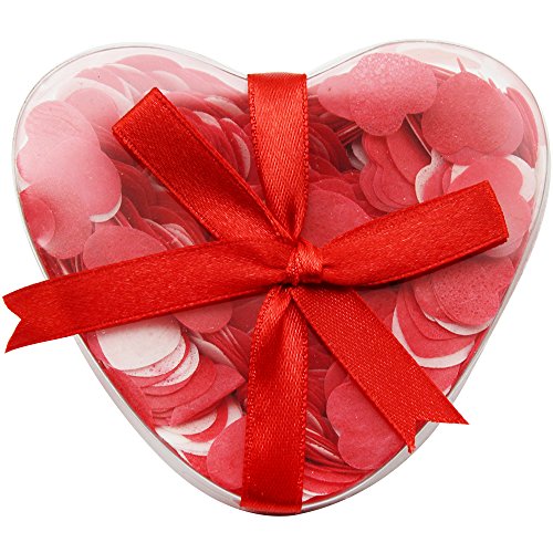COM-FOUR® Valentinstags Badeset mit Badekugeln, Badekonfetti und Plüschherz, ideal als Partnergeschenk - 2