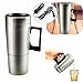 Produktbild JenNiFer 12V 300Ml Portable In Car Coffee Maker Tea Pot Vehicle Thermos Heizungs-Cup-Deckel