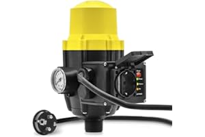 TROTEC Presostato electrónico TDP DSP Para el control de bombas de jardín y agua de 1 fase Interruptor de presión automático monitor de flujo