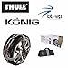 Produktbild KÖNIG | THULE Schneekette K-Summit – Die exklusive, einfache und saubere Lösung – Zugelassen für Toyota Land Cruiser 100 Serie mit der Reifengröße 265/70 R16 im Set mit hochwertigen BB-EP Handschuhen