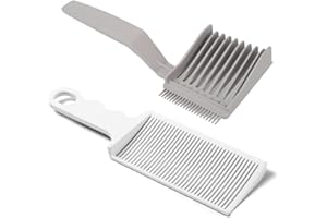VZUHSW 2er Set Barberkämme für Männer - Professionelle gebogene Positionierungskämme für perfektes Hairstyling, Bartpflege und akkurate Konturen