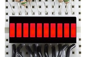 Adafruit 10 segmenti LED Light Bar Graph Display – Red [ada1921]