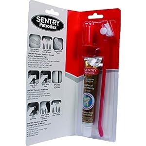 Petrodex Sentry nat Peanut Pet Dental Kit, 2.5-ounce