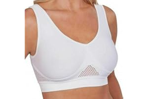 RENYIN Plus Size Ultra Comfort Bra for Women Seamless Wide Strap Sports Yoga Bra Breathable Stretch Everyday Bra with Removable Pads S-6XL KaloryWee