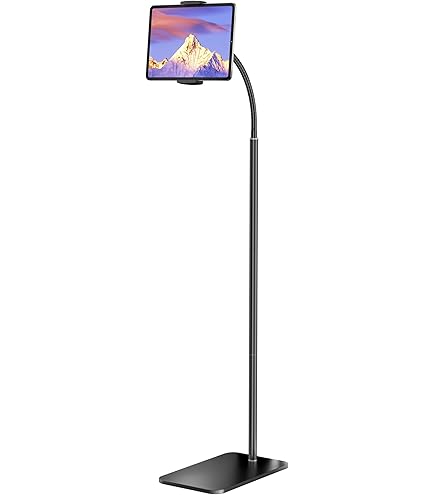 Viozon Tablettelefoon bovenstandaard, in hoogte en 360 graden hoek verstelbaar, aluminium bureaustandaard, compatibel met 3,5-11 mobiele telefoon of tablet zoals iPhone iPad Pro Air Mini, Samsung
