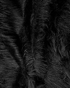 The Prop store Fur Rug for Photography for Baby Background (90x160cm)-Black