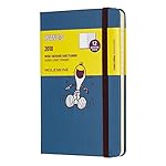 2018 Moleskine Peanuts Limited Edition Sapphire Blue Pocket Weekly Notebook Diary 12 Months Hard