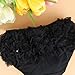 Baby Girl Ruffle Panties Bloomers Diaper Cover Black S