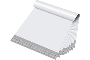 Switory Worki kurierskie, koperty pocztowe na ubrania, samoprzylepne torby wysyłkowe, zestaw kopert do pakowania i wysyłki paczek, 25 szt., białe (30 × 39 cm)