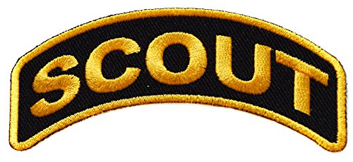 topt mili ecusson Scout eclaireur Fleur de lys Insigne thermocollant 9x3cm Camping