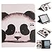 Produktbild iPad 2/3/4 Hülle Case,Lederhülle für iPad 4/3/2 mit Multifunktion,Leweiany Leder Flip Wallet Cover Hardcase Handy Hard Cover in Bunte Farbe Panda Muster Premium Handyhülle Ledertasche Handytasche Book Cover Case Etui mit Kartenfach Kredit Karten Geldklammer/Standfunktion/Magnetverschluss Funktions Ständer Hochwertiges PU Leder Hülle Rückseite Abdeckung Schutz Hülle für Apple iPad 4/3/2