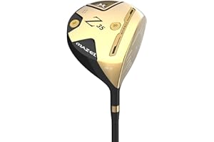 MAZEL Conductor de golf de titanio para hombre, 460 cc, diestros, diseño de cara de copa premium que maximiza la distancia de la pelota