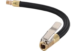 KIMISS Quick Air Release Extention Hose for Tire Inflators, Tire Valve Air Chuck Lock Air Tire Inflator Pump Hose,Car Tire Inflator Air Hose Clip On Air Valve Tool Compressor Air Expansion Hose