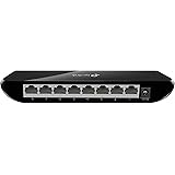 TP-Link TL-SG1008D, 8 Port Gigabit Ethernet Network Switch, Ethernet Splitter, Hub, Desktop and Wall-Mounting, Plastic Case, 