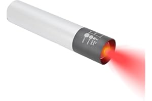 CICIGLOW Dispositivo per Terapia Della Luce Rossa, Terapia Luce Rossa Dispositivo Portatile per Dolori Articolari e Muscolari, Terapia a Infrarossi Portatile con Batteria Ricaricabile