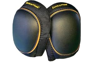 CHAPS & MORE Genouillères pour le travail I Avec coussinet de gel | À Une large bande de fixation en néoprène élastique I Aucun disconfort à l'arrière du genou I Léger et pratique pour tous les travaux I German