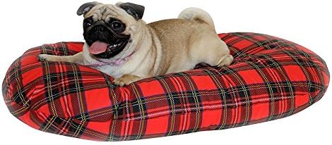 Cosipet Tartan Basket Liner, 46 cm, Red