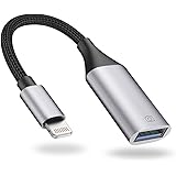 IVSHOWCO Adaptateur USB pour iPhone [Certifié Apple MFi], Adaptateur pour Appareil Photo Lightning vers USB, Adaptateur de câ