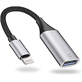 IVSHOWCO Lightning-auf-USB-Adapter [Apple MFi-Zertifiziert] für iPhone, iOS-OTG-Kabeladapter Unterstützt Flash-Laufwerk, Kart