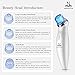 Newanfiar Portable Blackheads Remover Pores Cleaner - For the beauty and skin care / 5 interchangeable heads / USB charging (Color:White)