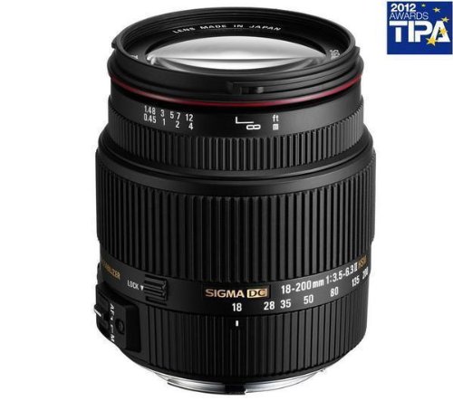 Sigma 18-200mm f/3.5-6.3 11 DC OS HSM Lens for Canon