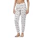 Lounge & Sleep Womens White Umbrella Print Cuffed Pyjama Bottoms 18