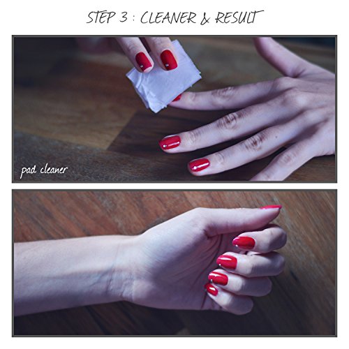 ☆ MEANAIL PARIS – DELUXE Nagelstudio-Set ☆ Für professionelle semipermanente Maniküre & Pediküre 100% DIY zuhause – Komplettset mit 30-teiligem Zubehör – UV Nageltrockner 36W für sämtliche GELE & GEL-LACKE – French Manicure, Farblack & Nail Art (Strasssteine und Sticker) - 7