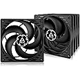 ARCTIC P14 PWM PST (5 Pack) - 140 mm Case Fan with PWM Sharing Technology (PST), Pressure-optimised, Computer, Fan Speed: 200-1700 RPM - Black