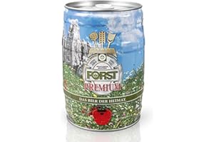 FORST Fustino 5 Litri Birra Forst Premium Bionda Italiana Rubinetto Spillatura Luppolo Malto Italia