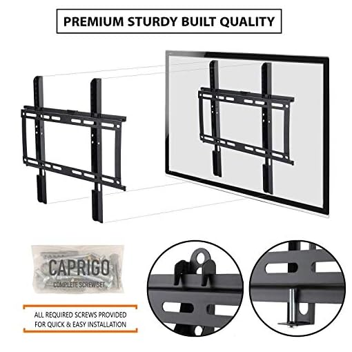 Caprigo Super Heavy Duty TV Wall Mount Bracket for 32 to 55 Inch LED/HD/Smart TVâs, Universal Fixed TV Wall Mount Stand (M453) - Image 7