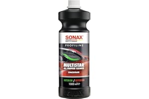 SONAX PROFILINE Multistar Limpiador (1 litro) para interiores y exteriores de vehículo. Alta compatibilidad con los materiales | N.° 06273410