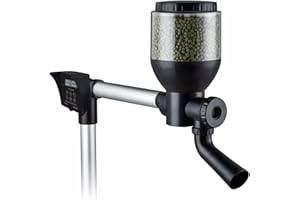 Pond Friend Auto Fish Feeder 4 Litre Food Hopper Goldfish & Koi Pool LCD Programmable Holiday Vacation Feeding Mains Cable & 12v Transformer