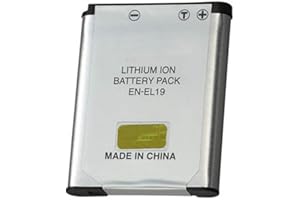 Amsahr Digital Replacement Camera and Camcorder Battery for Nikon ENEL19, Coolpix S100