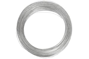 SKYPRO Alambre de acero inoxidable 304 de 1 mm, 32.8 pies, alambre de acero inoxidable sólido, alambre de acero inoxidable desnudo de una sola hebra, alambre de hierro suave, alambre de manualidades a prueba