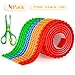Price comparison product image Fansteck Block Tape [4 Pack], 2 Width(0.63&1.26in) Reusable Non-toxic Silicon LEGO Building Block Tape With Self-Adhesive Strip, Safety Scissors, Flexible, Easy-Cutting, Washable, Ideal Gift for Kids