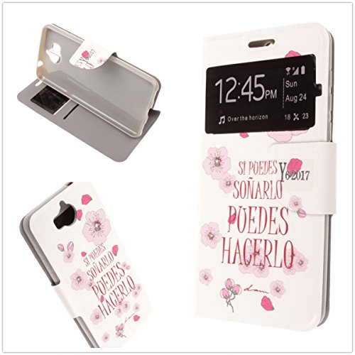 Misemiya Coque tui pour Huawei Y6 2017 Huawei Y5 2017 - tui Protecteur Verre Tremp Cover DESIGEN Stand B62 reviews Misemiya Coque tui pour Huawei Y6 2017 Huawei Y5 2017 - tui Protecteur Verre Tremp Cover DESIGEN Stand B62