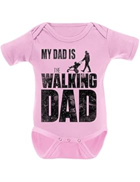 Mikalino Babybody My Dad is the Walking Dad kurzarm