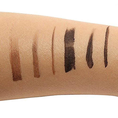 VONISA 4 in 1 Gel Eyeliner und Augenbrauen Puder Satz Beauty Kosmetik Make-up Gel Creme Augen Liners braun und schwarz mit Make-up Lidstrich Pinsel + Katze Shaping Eyeliner Stencils Sticker Pinsel + Katze Shaping Eyeliner Stencils Sticker - 9